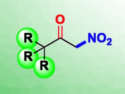 Synthesis of α-Nitroketones from α-Substituted Malononitriles and Nitromethane