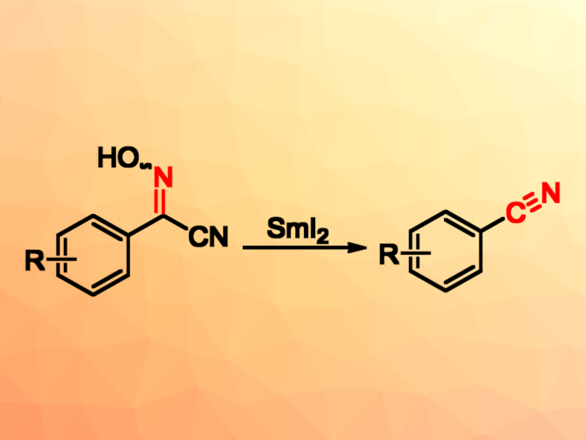 Reduction of Cyanoximes to Aromatic Nitriles